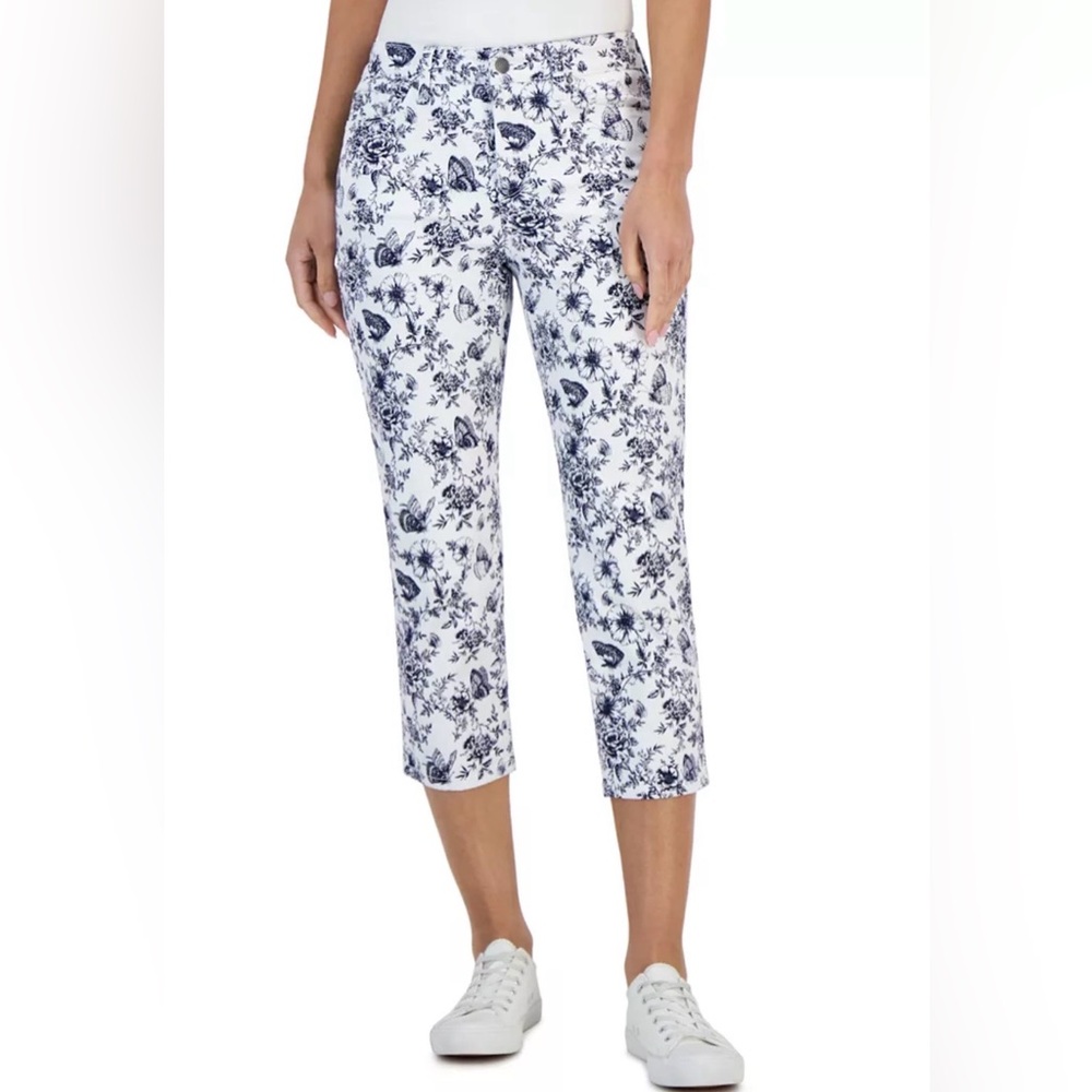 Charter Club - Denim Printed Bristol Capri